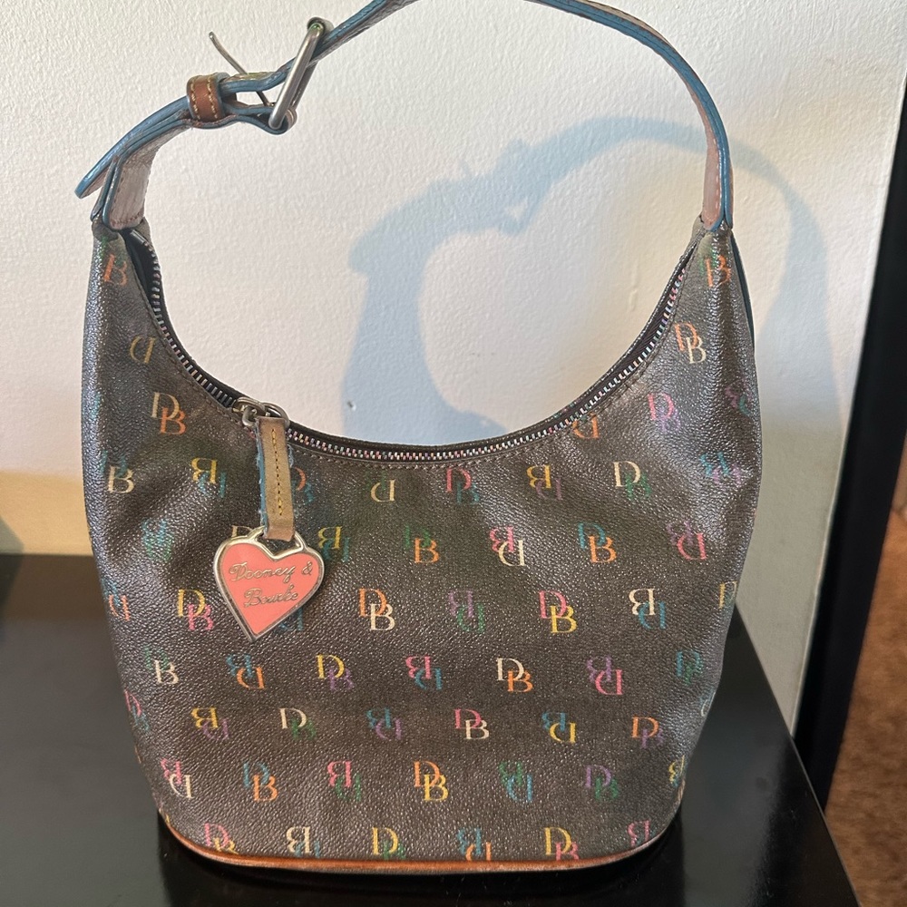 Signature Dooney and Bourke hobo bag with matching wallet
